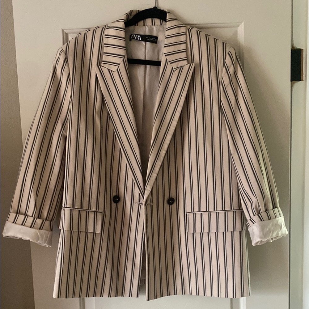 Zara Women's Striped Blazer